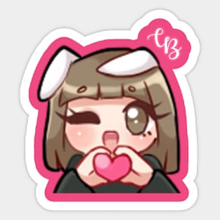 Creamy Bunny Love Sticker